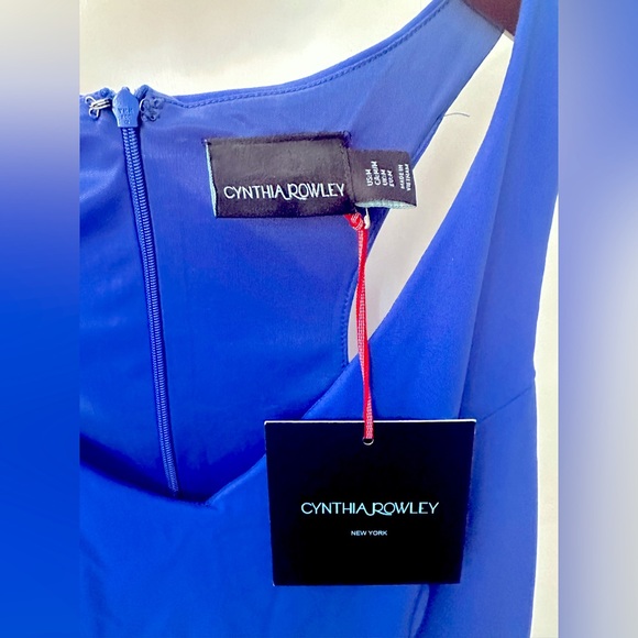 Cynthia Rowley Color Block Razor Back Stretch Dress - Picture 3 of 3